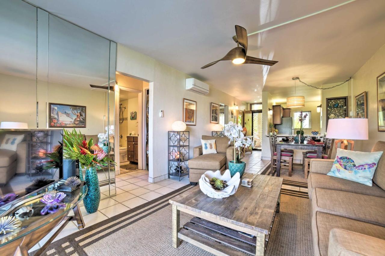 Ocean-View Kihei Condo With Lanai Steps To Beach! Ngoại thất bức ảnh