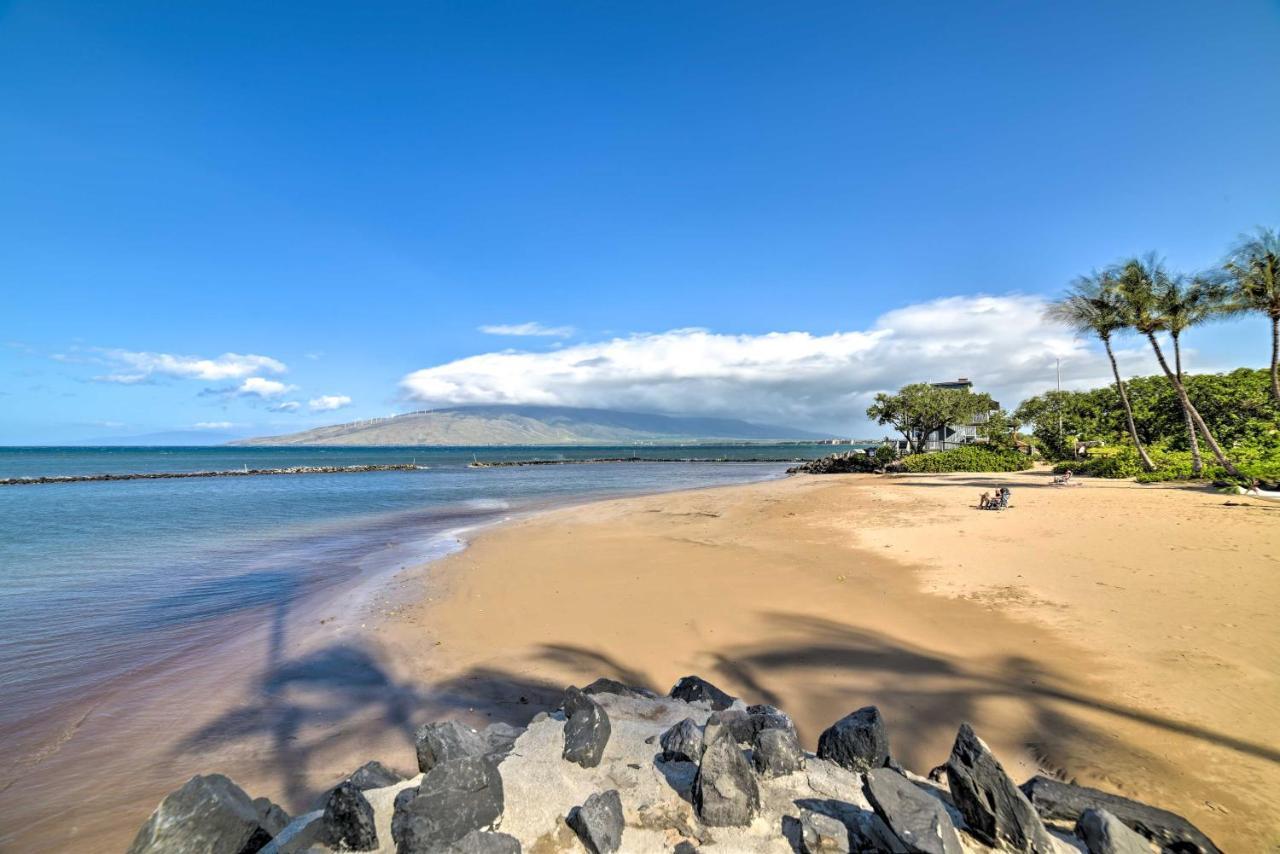 Ocean-View Kihei Condo With Lanai Steps To Beach! Ngoại thất bức ảnh
